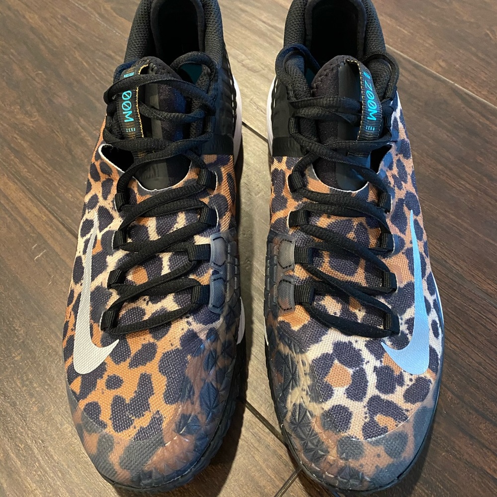NEW Nike Air Zoom Hard Court Cheetah Print Shoes